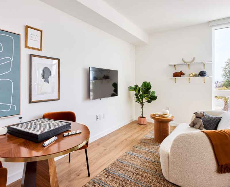 AERO Apartments Living Room