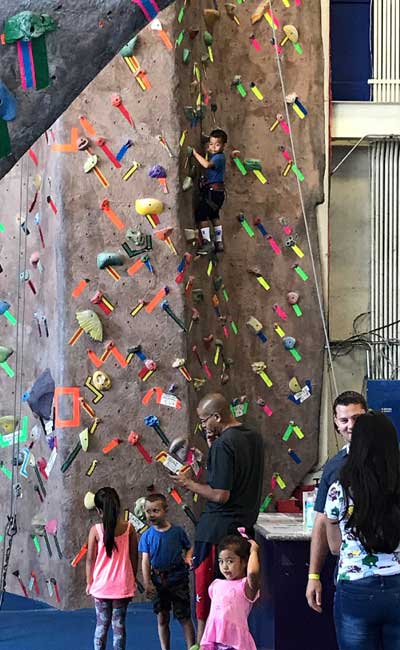 Bladium Climbing Rock